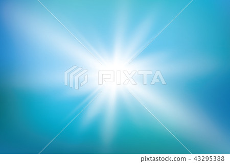 Abstract bright shining sun with lens flare. 43295388