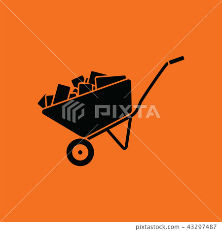 Icon of construction cart 43297487