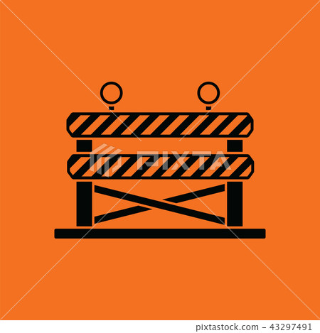 Icon of construction fence 43297491