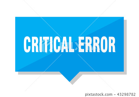 critical error price tag - Stock Illustration [43298782] - PIXTA