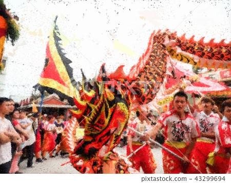 Taiwanese temple festival 43299694