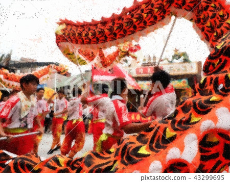 Taiwanese temple festival 43299695