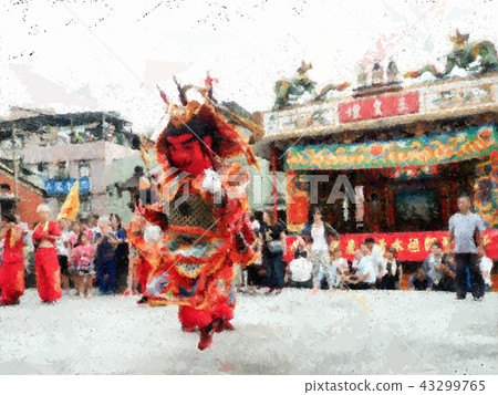 Taiwanese temple festival Taiwanese temple festival 43299765