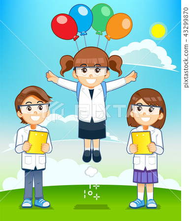 Fantasy experiment of lift body on the sky. Fantasy experiment of lift body on the sky. 43299870