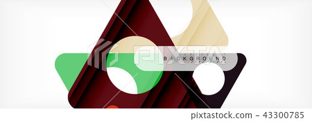 Abstract geometric background. Modern overlapping triangles. Unusual color shapes for your message Abstract geometric background. Modern overlapping triangles. Unusual color shapes for your message 43300785