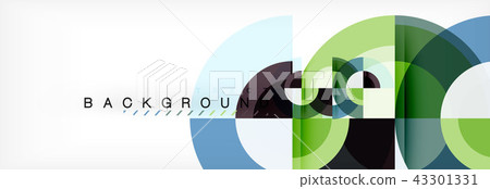 Vector circular geometric abstract background Vector circular geometric abstract background 43301331