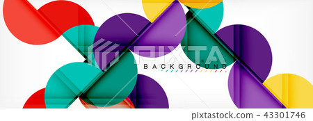 Modern geometrical abstract background - circles. Business or technology presentation design Modern geometrical abstract background - circles. Business or technology presentation design 43301746