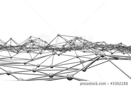 Digital data and network connection triangle lines and spheres i Digital data and network connection triangle lines and spheres i 43302288