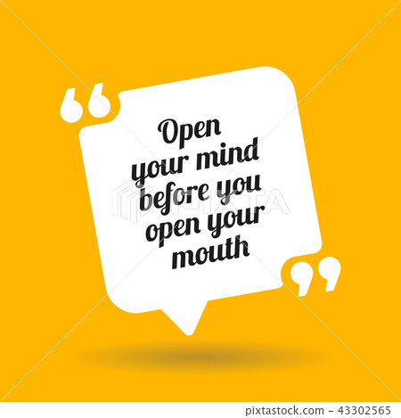 Warning quote. Warning quote. 43302565