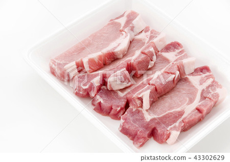 Pork steak meat (loin) Pork steak meat (loin) 43302629
