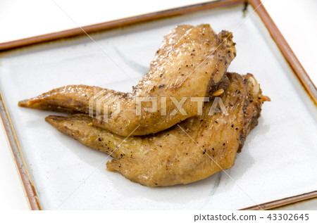 Grill of chicken wings Grill of chicken wings 43302645