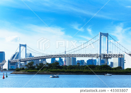 Rainbow Bridge and Leisure Boat 43303807