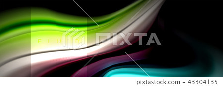 Rainbow fluid abstract shapes, liquid colors design, colorful marble or plastic wavy texture Rainbow fluid abstract shapes, liquid colors design, colorful marble or plastic wavy texture 43304135