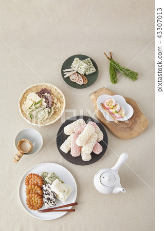 傳統食品,茶道,傳統,韓國 傳統食品,茶道,傳統,韓國 43307013