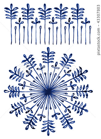 Nordic geometric pattern 43307803