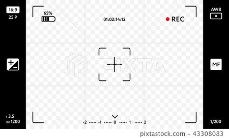 Modern smart phone camera focusing screen 43308083
