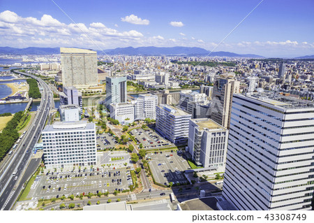 Beautiful streets of Fukuoka 43308749