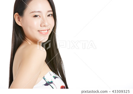 女性肖像系列手標誌 43309325
