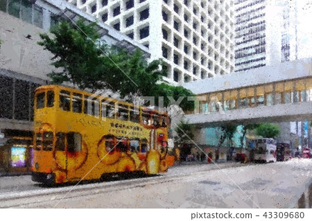 Hong Kong tram Hong Kong tram 43309680