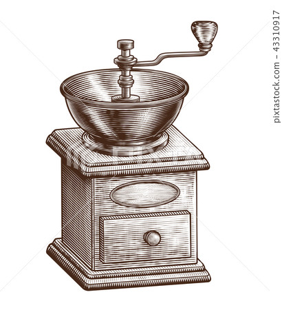 Engraved coffee grinder 43310917