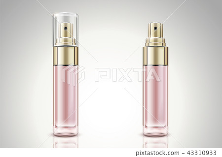 Blank pink spray bottle 43310933