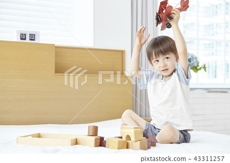 Plane, Block building, Infant, Child 43311257