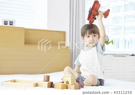 Plane, Block building, Infant, Child 43311259