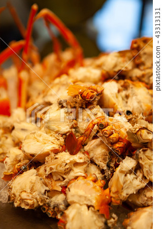 Fresh, juicy and tasty poached Giant mud crab. Fresh, juicy and tasty poached Giant mud crab. 43313131