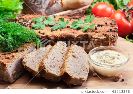 Homemade delicious meat pate Homemade delicious meat pate 43313378