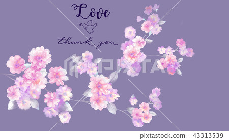 Elegant watercolor rose flower collection Elegant watercolor rose flower collection 43313539