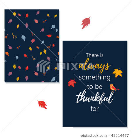 Thanksgiving greeting card with greeting 43314477