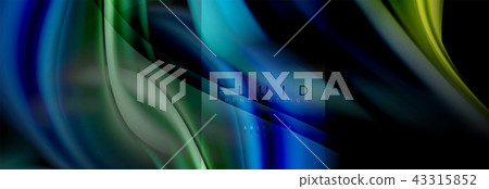 Rainbow fluid abstract shapes, liquid colors design, colorful marble or plastic wavy texture Rainbow fluid abstract shapes, liquid colors design, colorful marble or plastic wavy texture 43315852