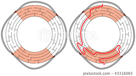 Easy lifebelt maze 43316065
