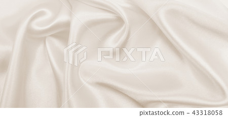 Smooth elegant golden silk or satin luxury cloth Smooth elegant golden silk or satin luxury cloth 43318058