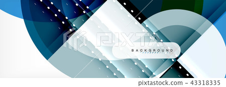 Vector circular abstract background 43318335