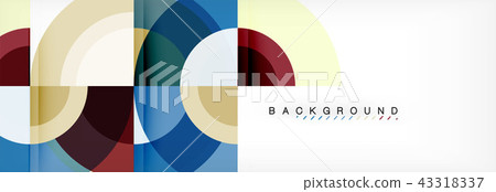 Vector circular geometric abstract background Vector circular geometric abstract background 43318337