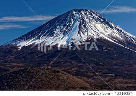 從Shoji湖看冬天的富士山 43319324
