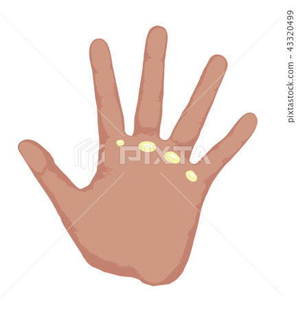 Stuck in hand 43320499
