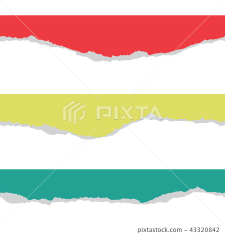 Rip paper edges seamless pattern. 43320842