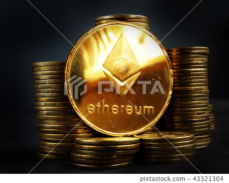 Ethereum ETH crypto coin. Trading and mining. 43321304