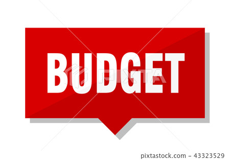 budget red tag - Stock Illustration [43323529] - PIXTA
