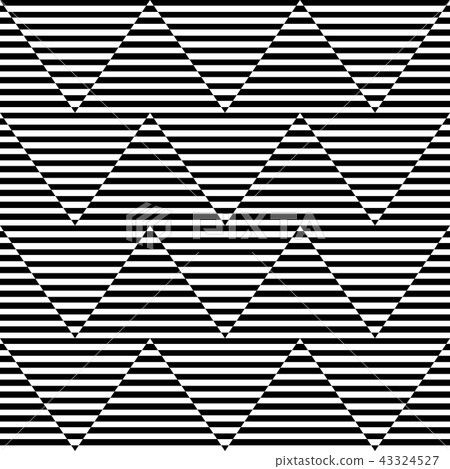 Seamless zigzag pattern. Lines texture. 43324527