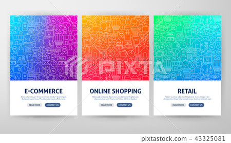 Online Shopping Flyer Concepts Online Shopping Flyer Concepts 43325081