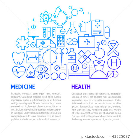 Medicine Health Line Template Medicine Health Line Template 43325087