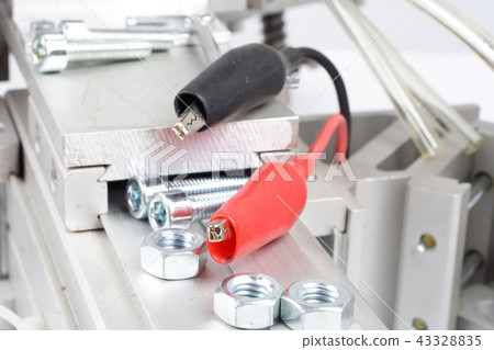 Close up shot of industrial equipment 43328835