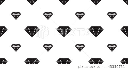 diamond seamless pattern vector gem jewelry icon 43330731