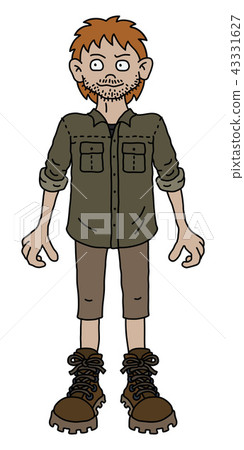 插图素材: the funny adventure boy