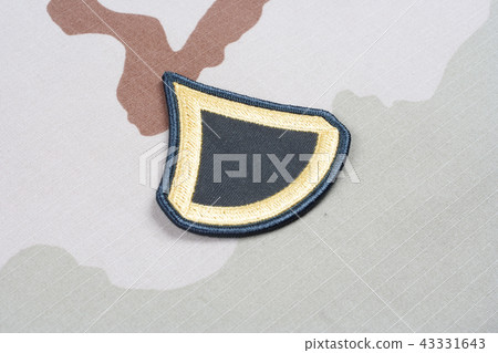 US ARMY Private First Class rank patch on uniform 43331643