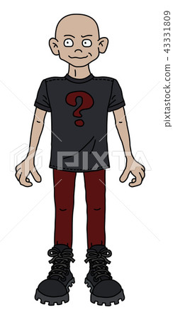 The funny boy in a black shirt 43331809