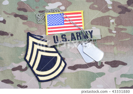 US ARMY Sergeant First Class rank patch flag patch US ARMY Sergeant First Class rank patch flag patch 43331880